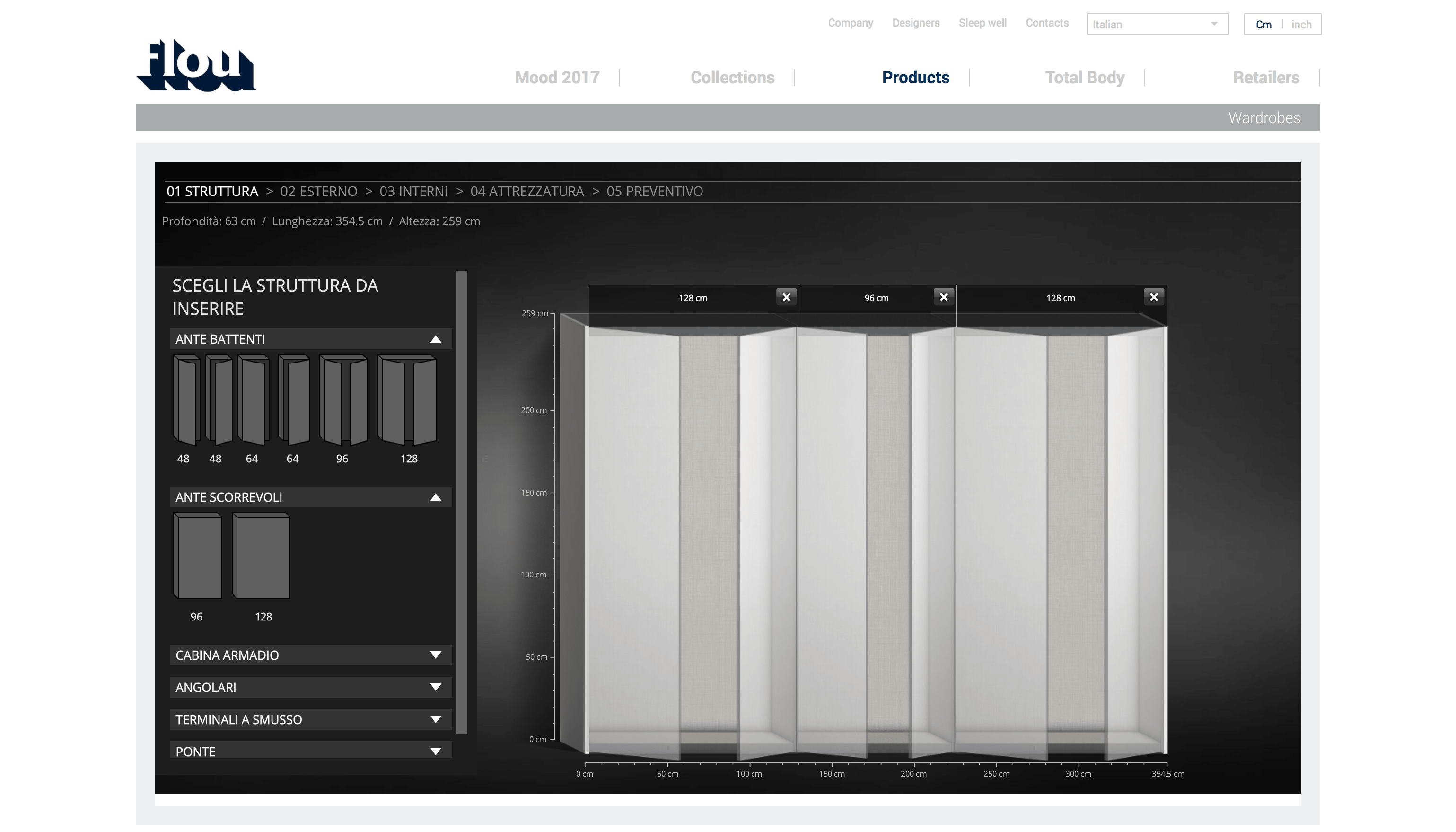 Flou old configurator